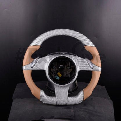 2009-2016  Porsche 911 (991.1) / Boxster (987.2 981) / Cayman (981) / Cayenne (958) / Panamera (970) PDK    Custom Steering Wheel by Exclusive Steering