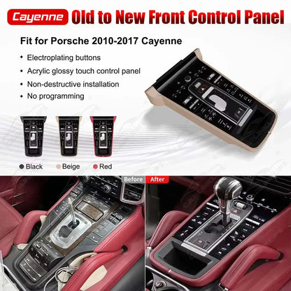 12.3" Android Car Radio For Porsche Cayenne / Panamera 2010-2017 Car Stereo GPS Navigation WiFi Carplay/ Stop Watch/ AC Panel