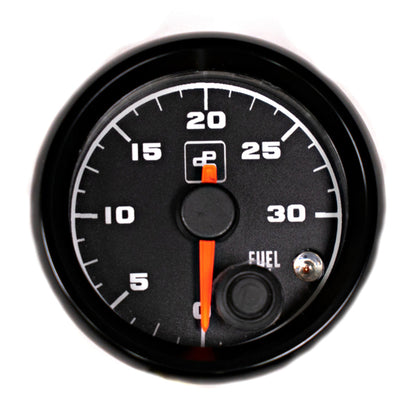 Power Driven 30 psi Fuel Pressure Gauge (Black or White)