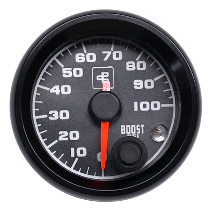 Power Driven 100 psi Boost Gauge (Black or White)
