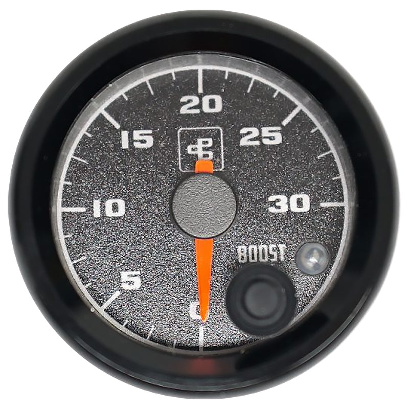 Power Driven 30 psi Boost Gauge (Black)