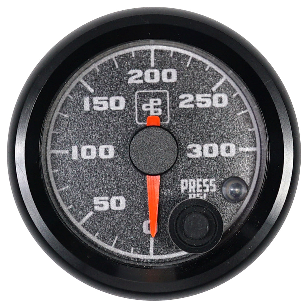 Power Driven 300 psi Universal Pressure Gauge (Black or White)