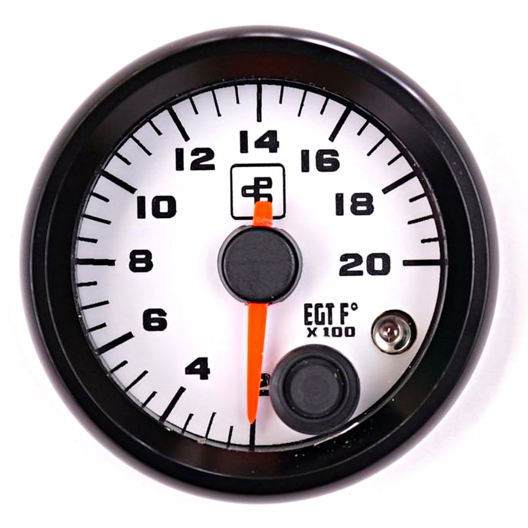 Power Driven 2000° Pyrometer/EGT Gauge (Black or White)