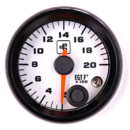Power Driven 2000° Pyrometer/EGT Gauge (Black or White)