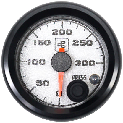 Power Driven 300 psi Universal Pressure Gauge (Black or White)