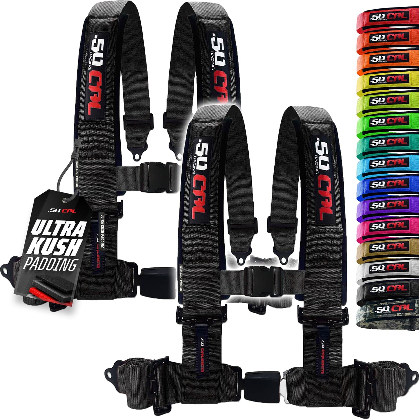 Pro Series 4 point Harness with push button release 2" & 3" available