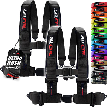 Pro Series 4 point Harness with push button release 2" & 3" available