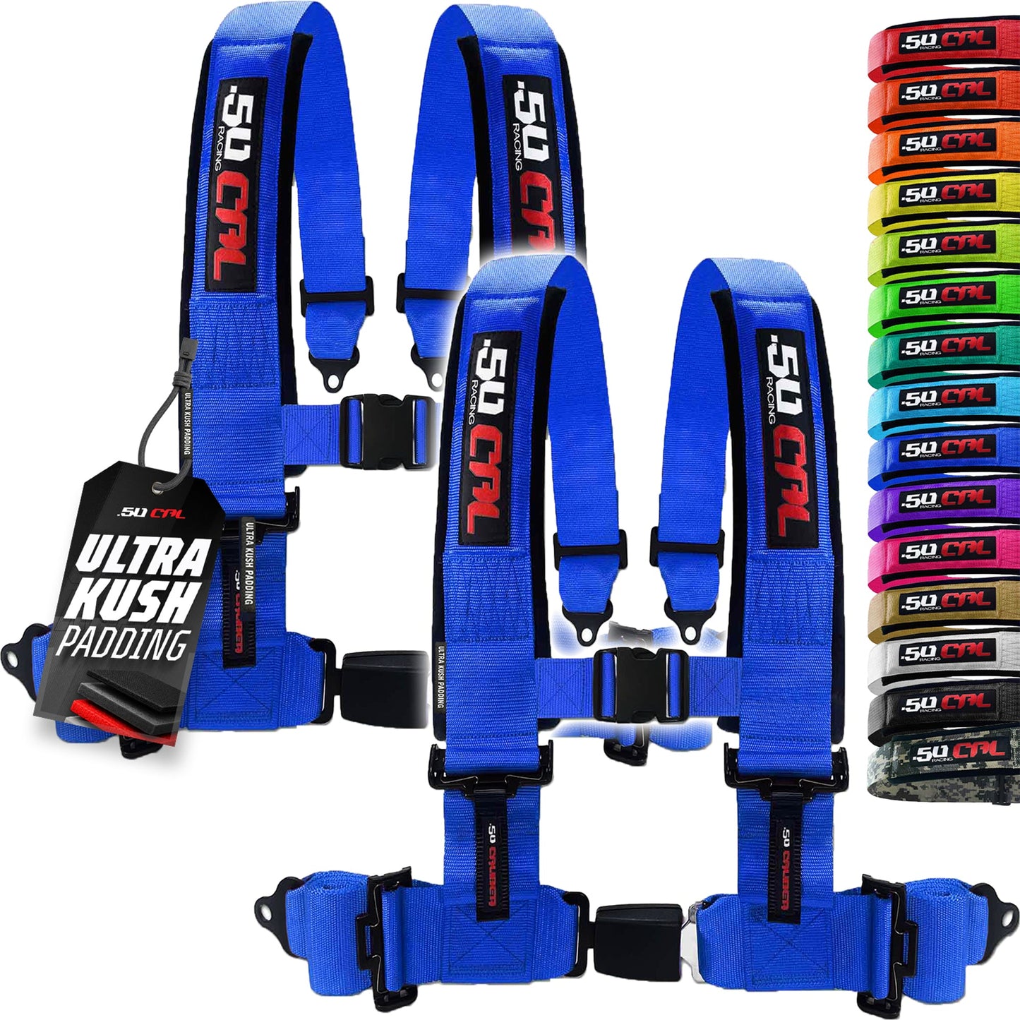 Pro Series 4 point Harness with push button release 2" & 3" available