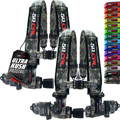 Pro Series 4 point Harness with push button release 2" & 3" available