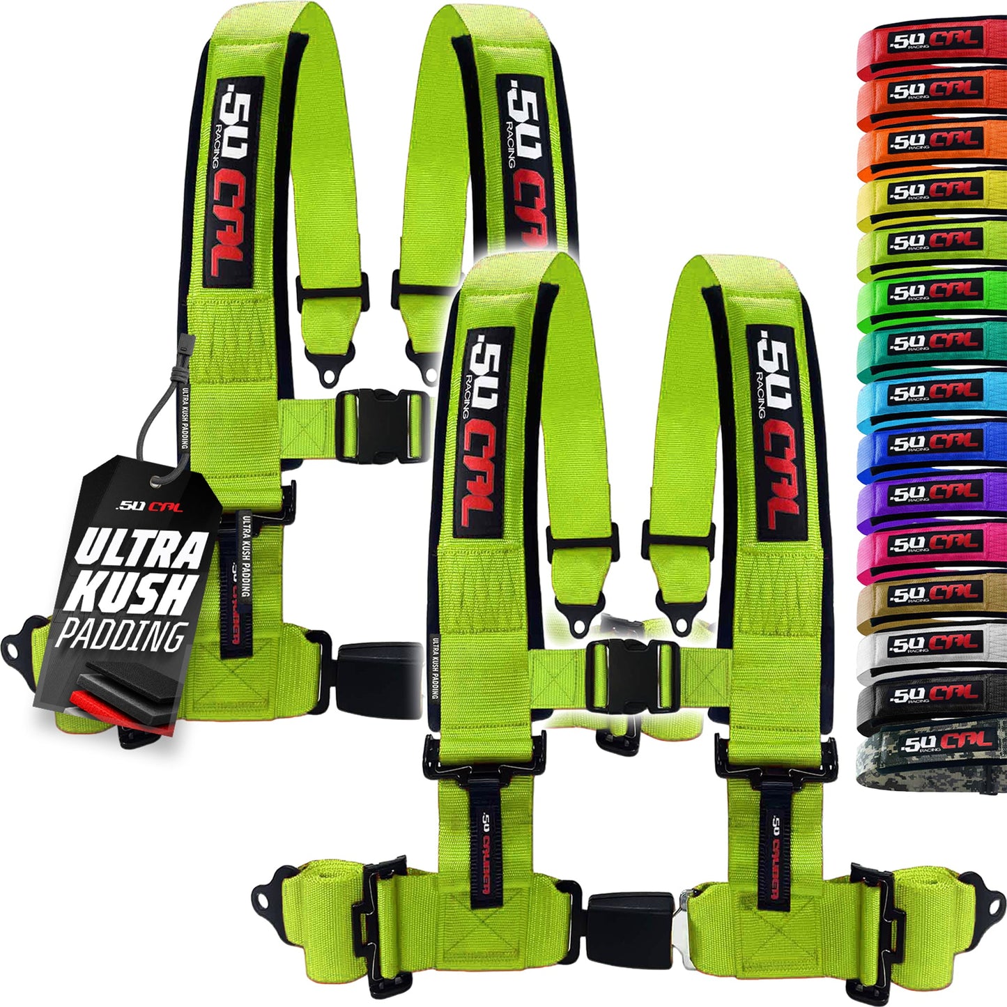 Pro Series 4 point Harness with push button release 2" & 3" available