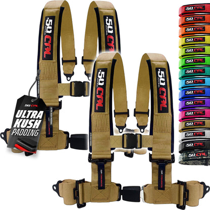 Pro Series 4 point Harness with push button release 2" & 3" available