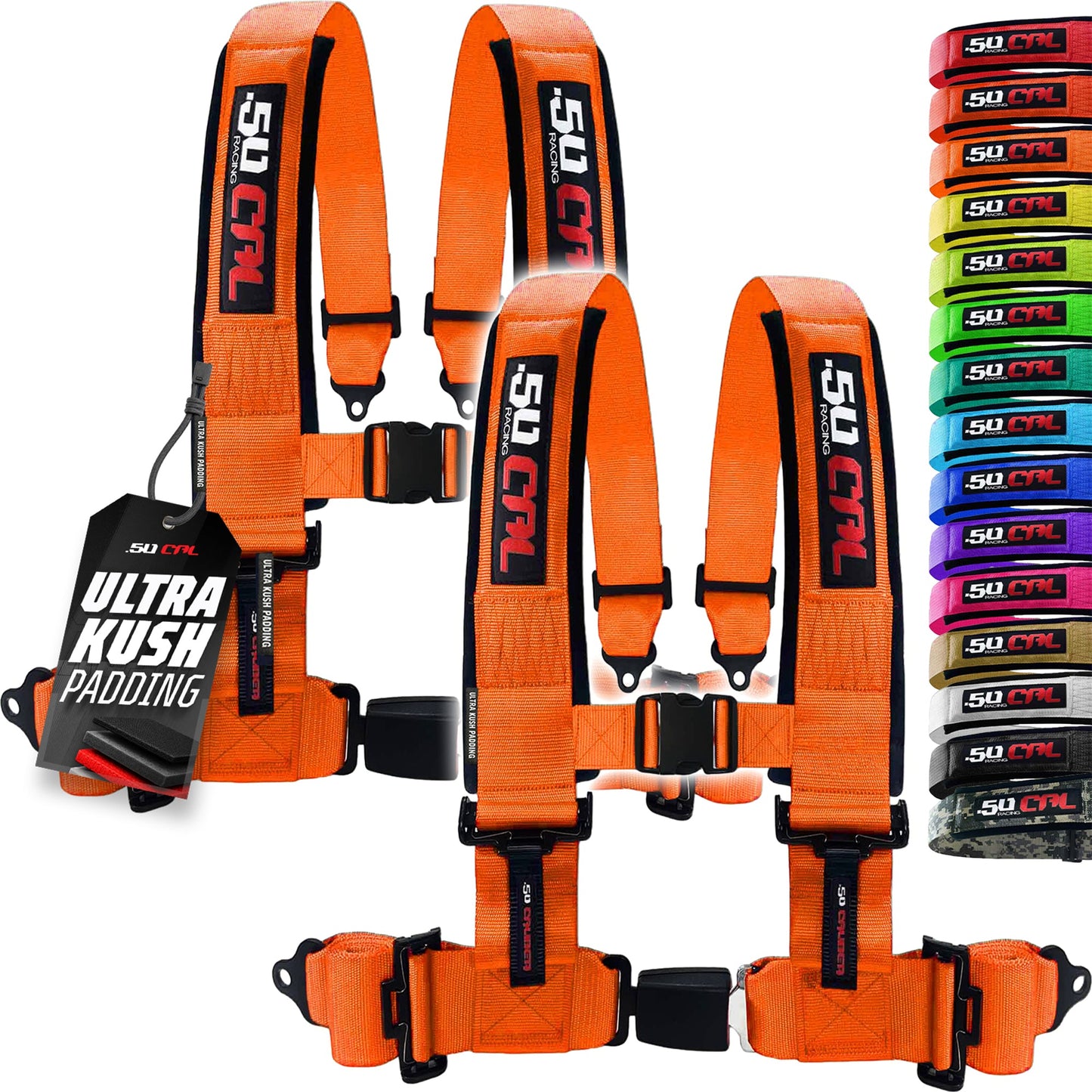 Pro Series 4 point Harness with push button release 2" & 3" available