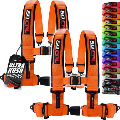 Pro Series 4 point Harness with push button release 2" & 3" available