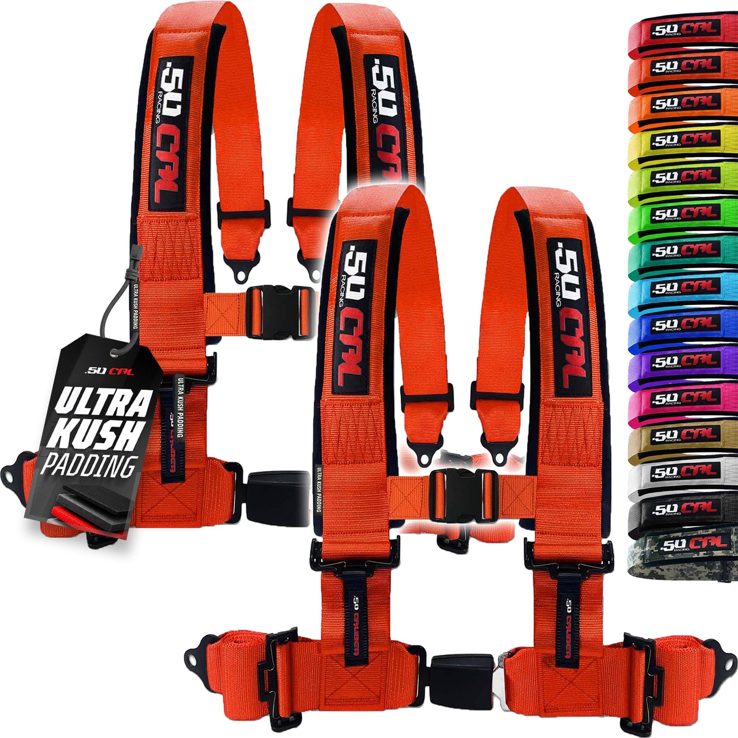 Pro Series 4 point Harness with push button release 2" & 3" available