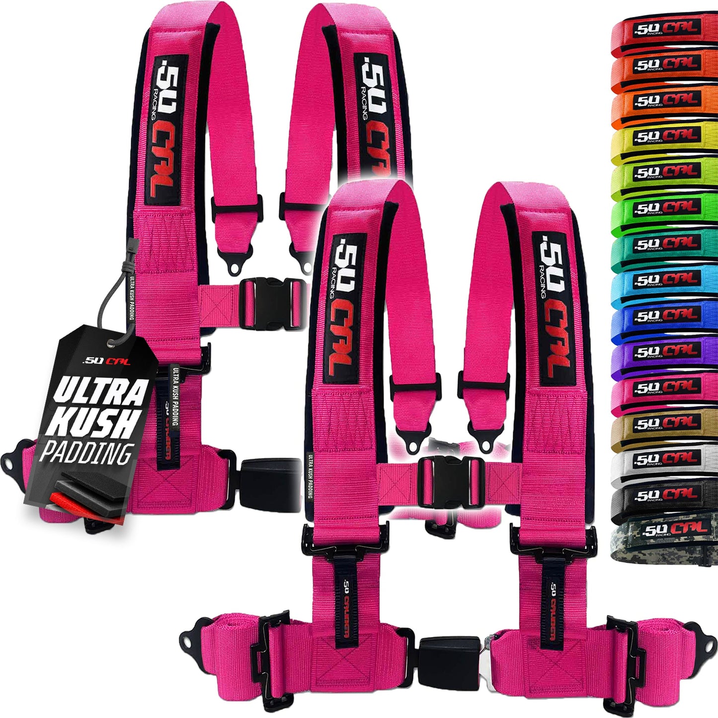 Pro Series 4 point Harness with push button release 2" & 3" available