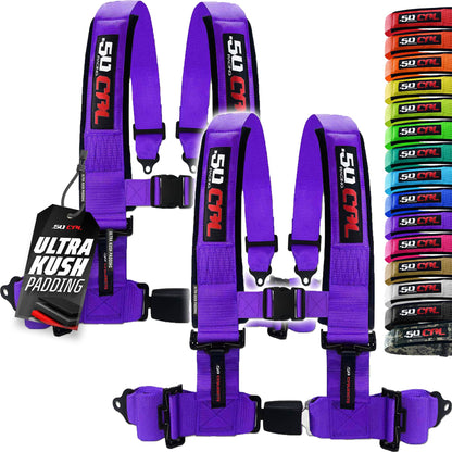 Pro Series 4 point Harness with push button release 2" & 3" available