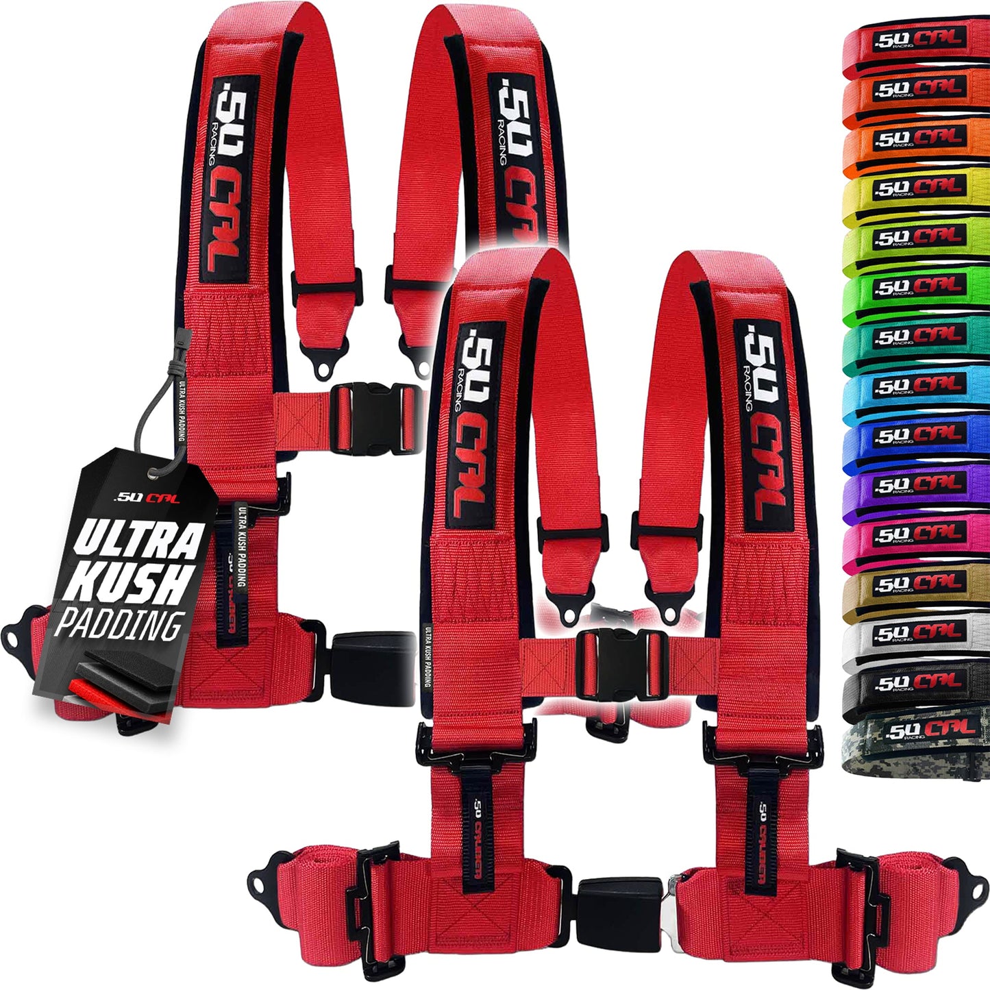 Pro Series 4 point Harness with push button release 2" & 3" available