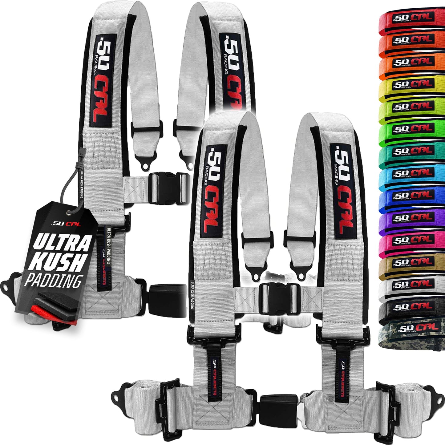 Pro Series 4 point Harness with push button release 2" & 3" available