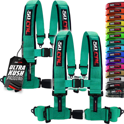 Pro Series 4 point Harness with push button release 2" & 3" available