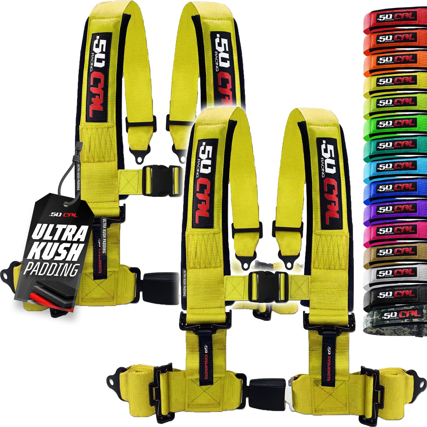 Pro Series 4 point Harness with push button release 2" & 3" available