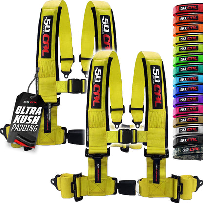 Pro Series 4 point Harness with push button release 2" & 3" available
