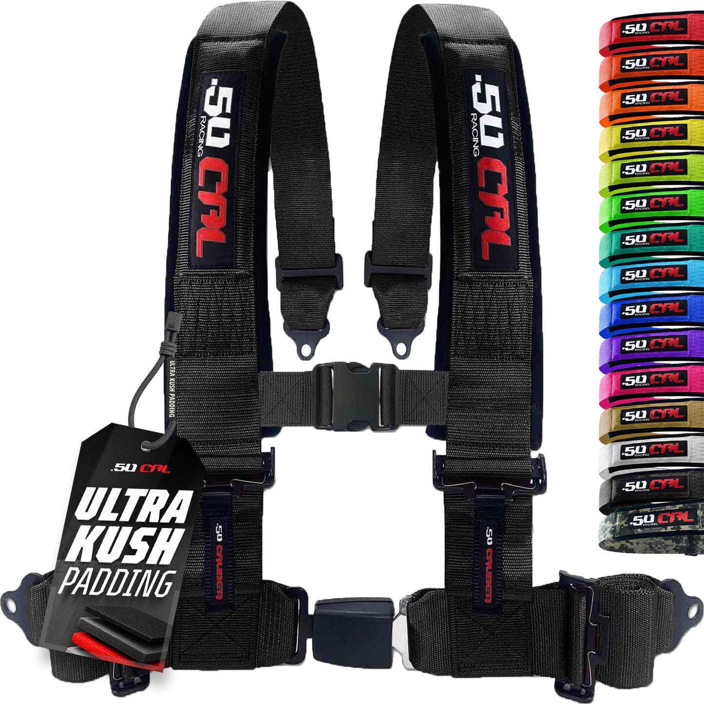 Pro Series 4 point Harness with push button release 2" & 3" available