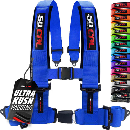 Pro Series 4 point Harness with push button release 2" & 3" available