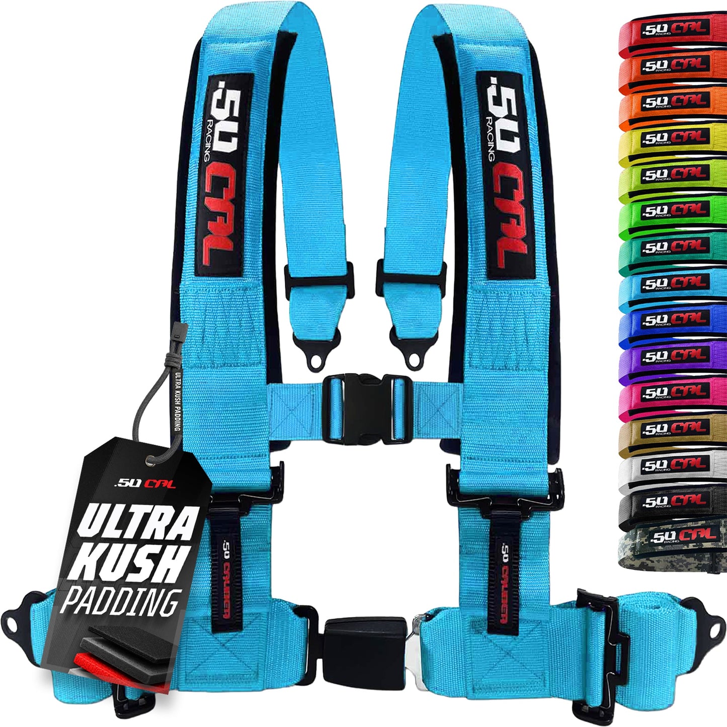 Pro Series 4 point Harness with push button release 2" & 3" available