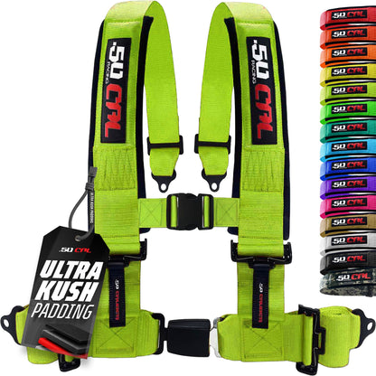 Pro Series 4 point Harness with push button release 2" & 3" available