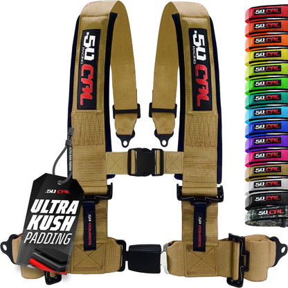 Pro Series 4 point Harness with push button release 2" & 3" available
