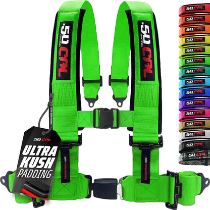 Pro Series 4 point Harness with push button release 2" & 3" available