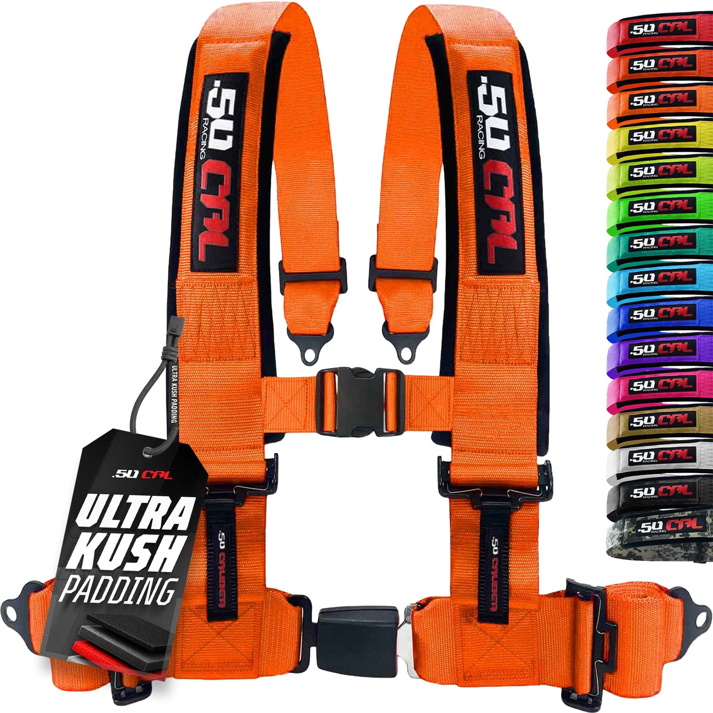 Pro Series 4 point Harness with push button release 2" & 3" available