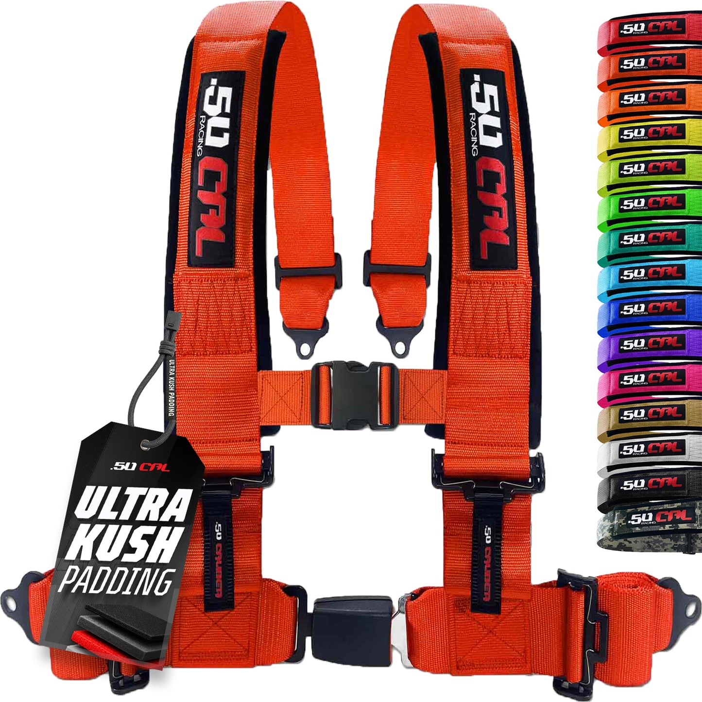 Pro Series 4 point Harness with push button release 2" & 3" available