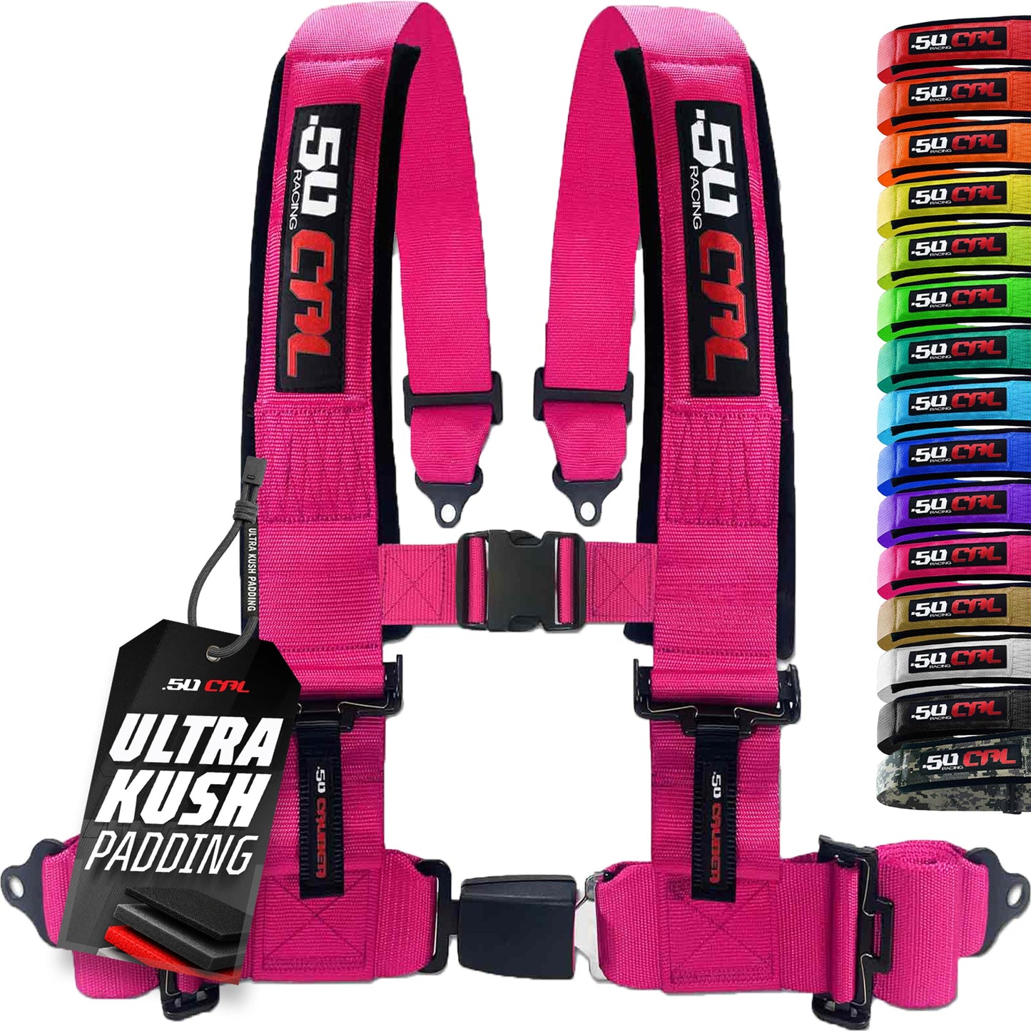 Pro Series 4 point Harness with push button release 2" & 3" available