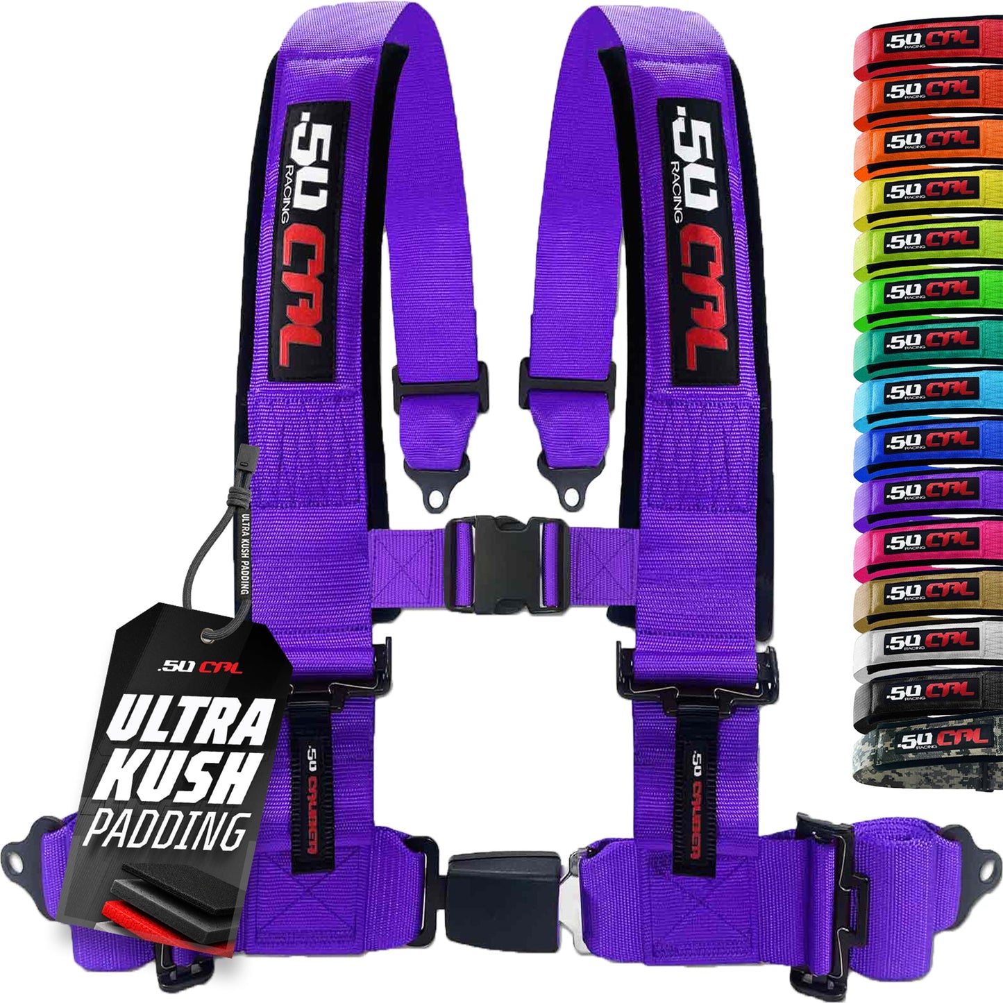Pro Series 4 point Harness with push button release 2" & 3" available