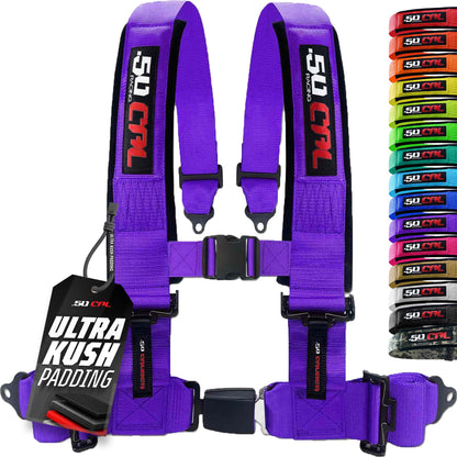 Pro Series 4 point Harness with push button release 2" & 3" available