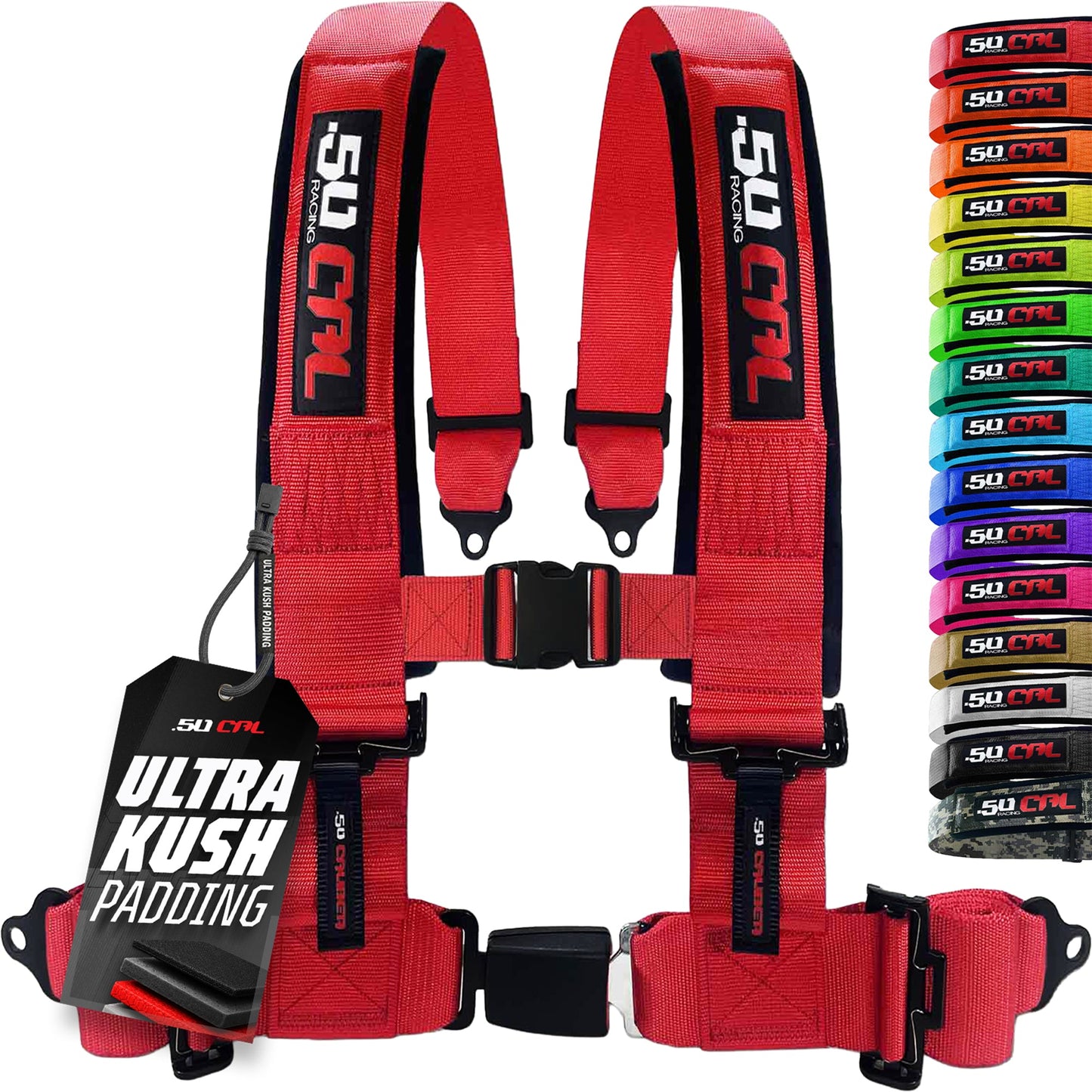 Pro Series 4 point Harness with push button release 2" & 3" available