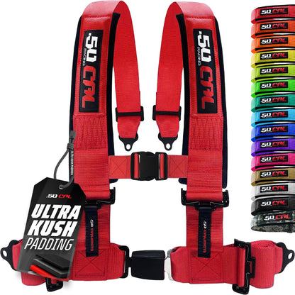 Pro Series 4 point Harness with push button release 2" & 3" available