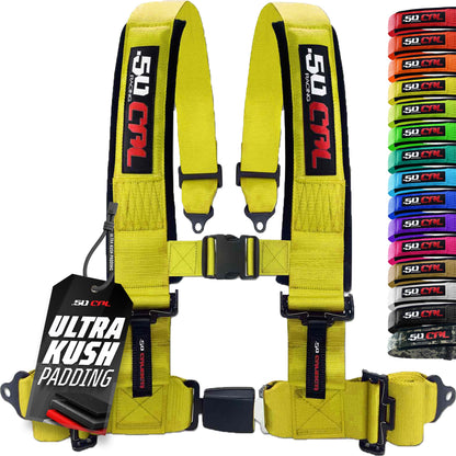 Pro Series 4 point Harness with push button release 2" & 3" available