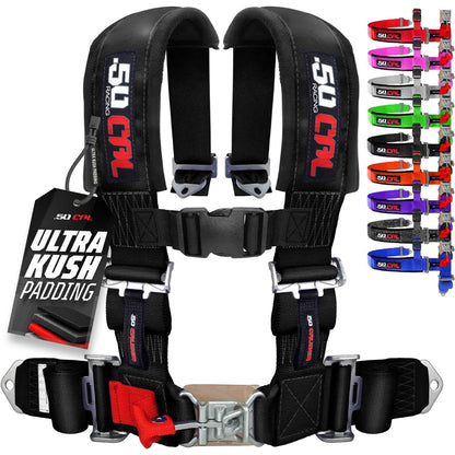 2" 4 Point Racing Harness – Pro Series Race Latch | 50 Caliber Racing
