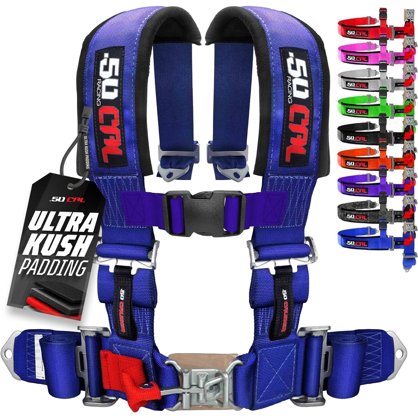 Pro Series 3" 4 point Harness Seat Belt 50 Caliber Racing
