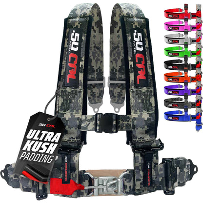 2" 5 Point Racing Harness – Pro Series Race Latch | 50 Caliber Racing