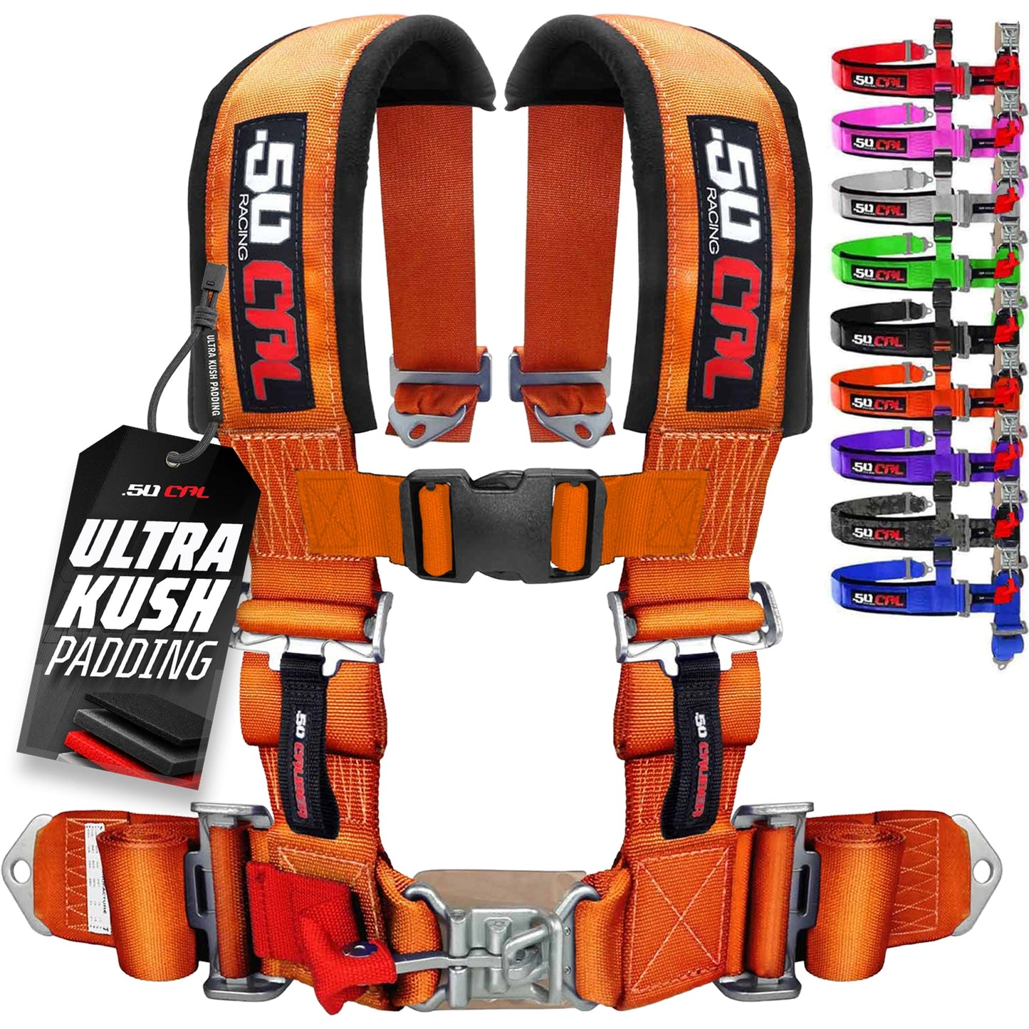 Pro Series 3" 4 point Harness Seat Belt 50 Caliber Racing