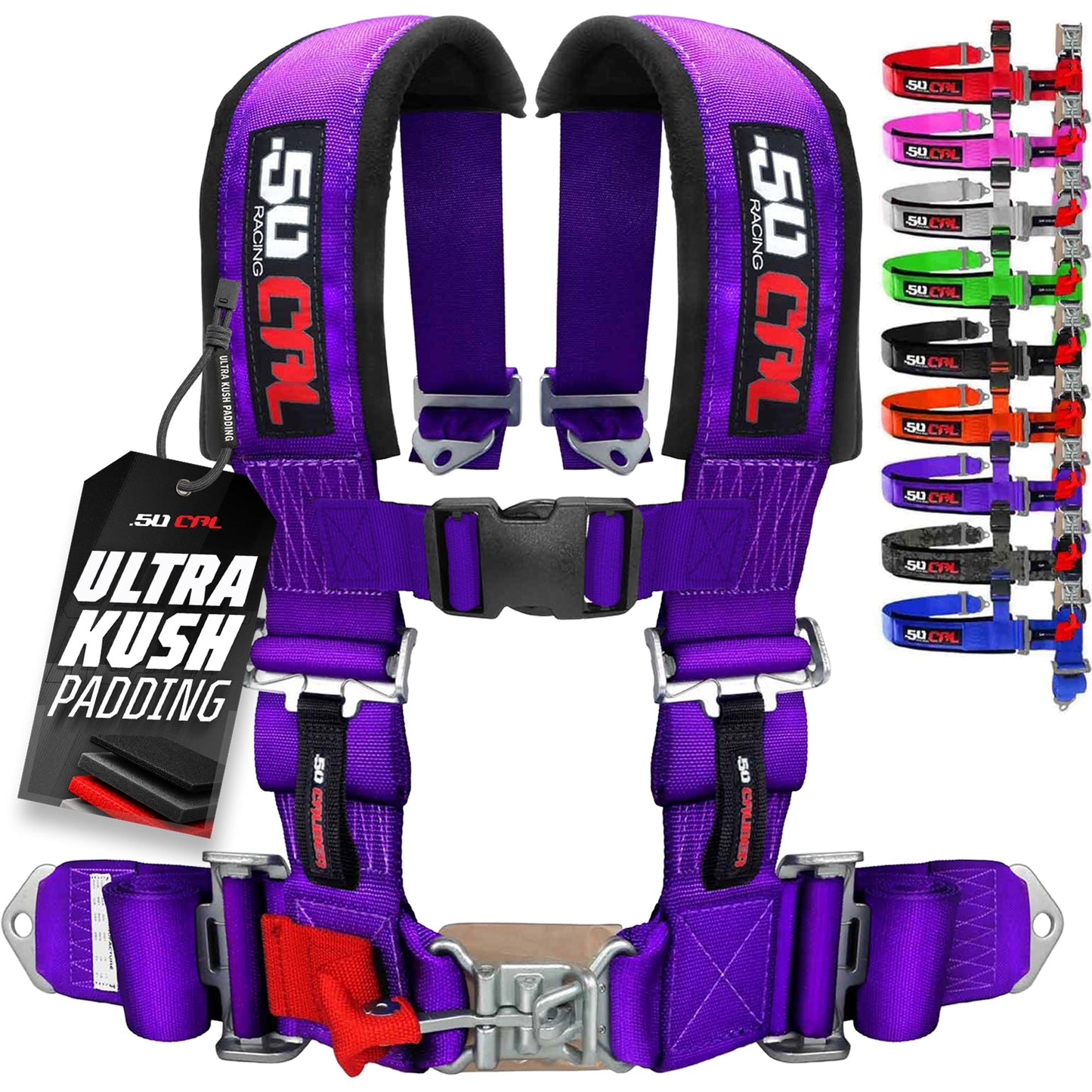 Pro Series 3" 4 point Harness Seat Belt 50 Caliber Racing
