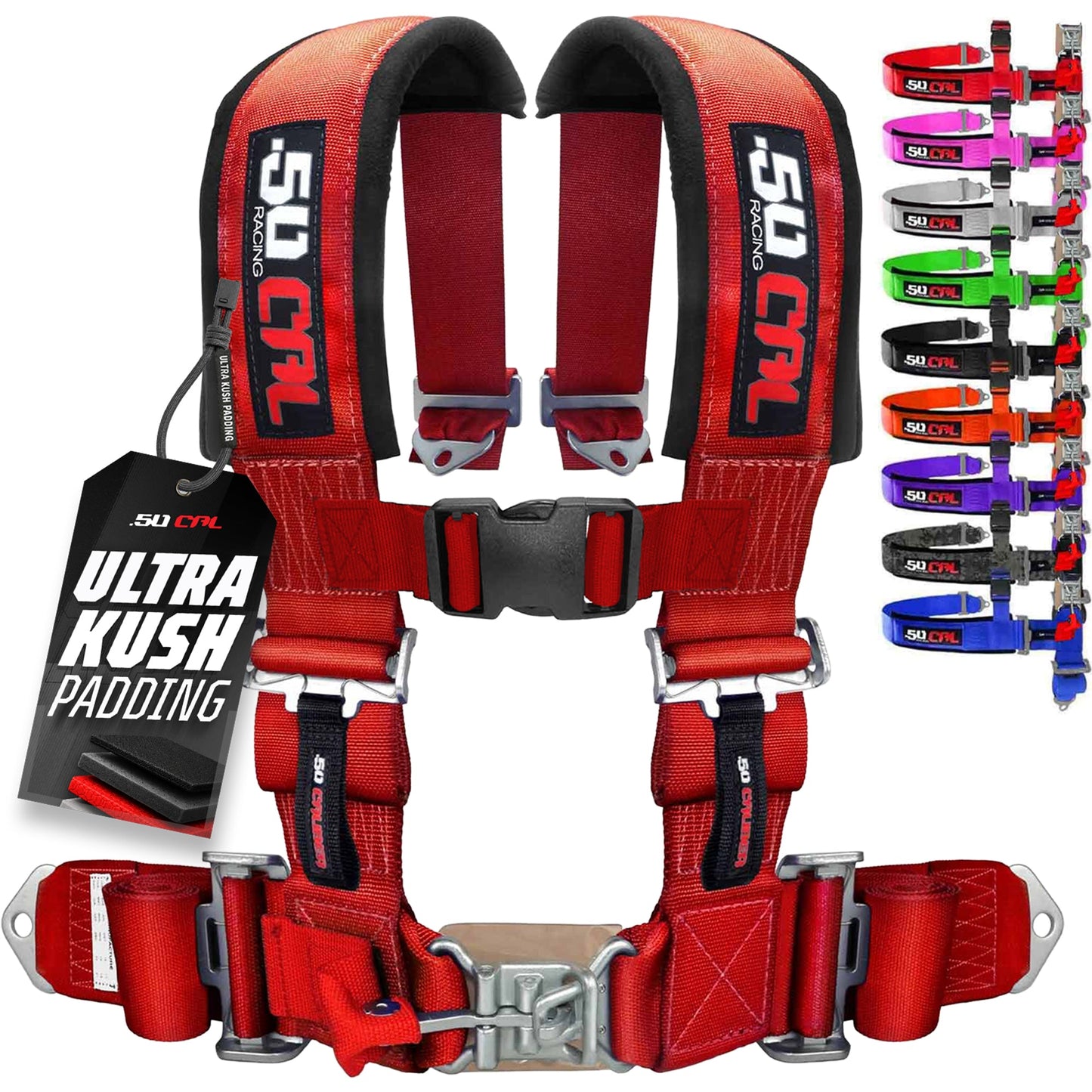 Pro Series 3" 4 point Harness Seat Belt 50 Caliber Racing