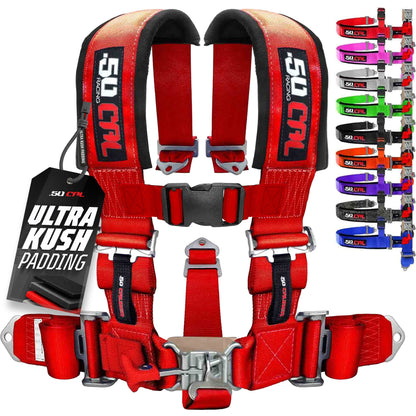 3" 5 Point Racing Harness – Pro Series Race Latch | 50 Caliber Racing