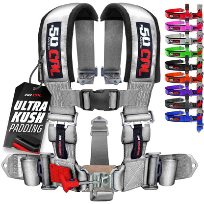 3" 5 Point Racing Harness – Pro Series Race Latch | 50 Caliber Racing