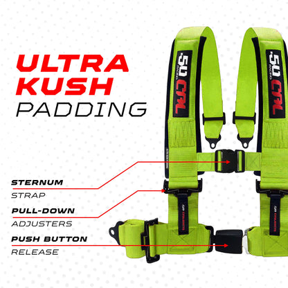 Pro Series 4 point Harness with push button release 2" & 3" available