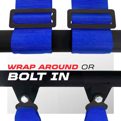 Pro Series 4 point Harness with push button release 2" & 3" available