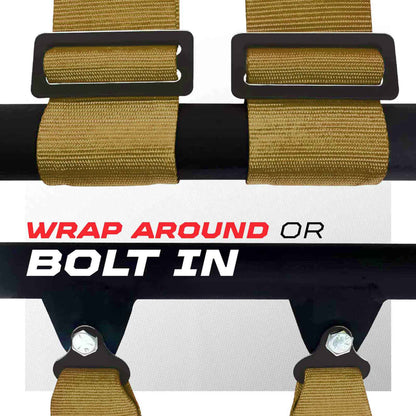 Pro Series 4 point Harness with push button release 2" & 3" available